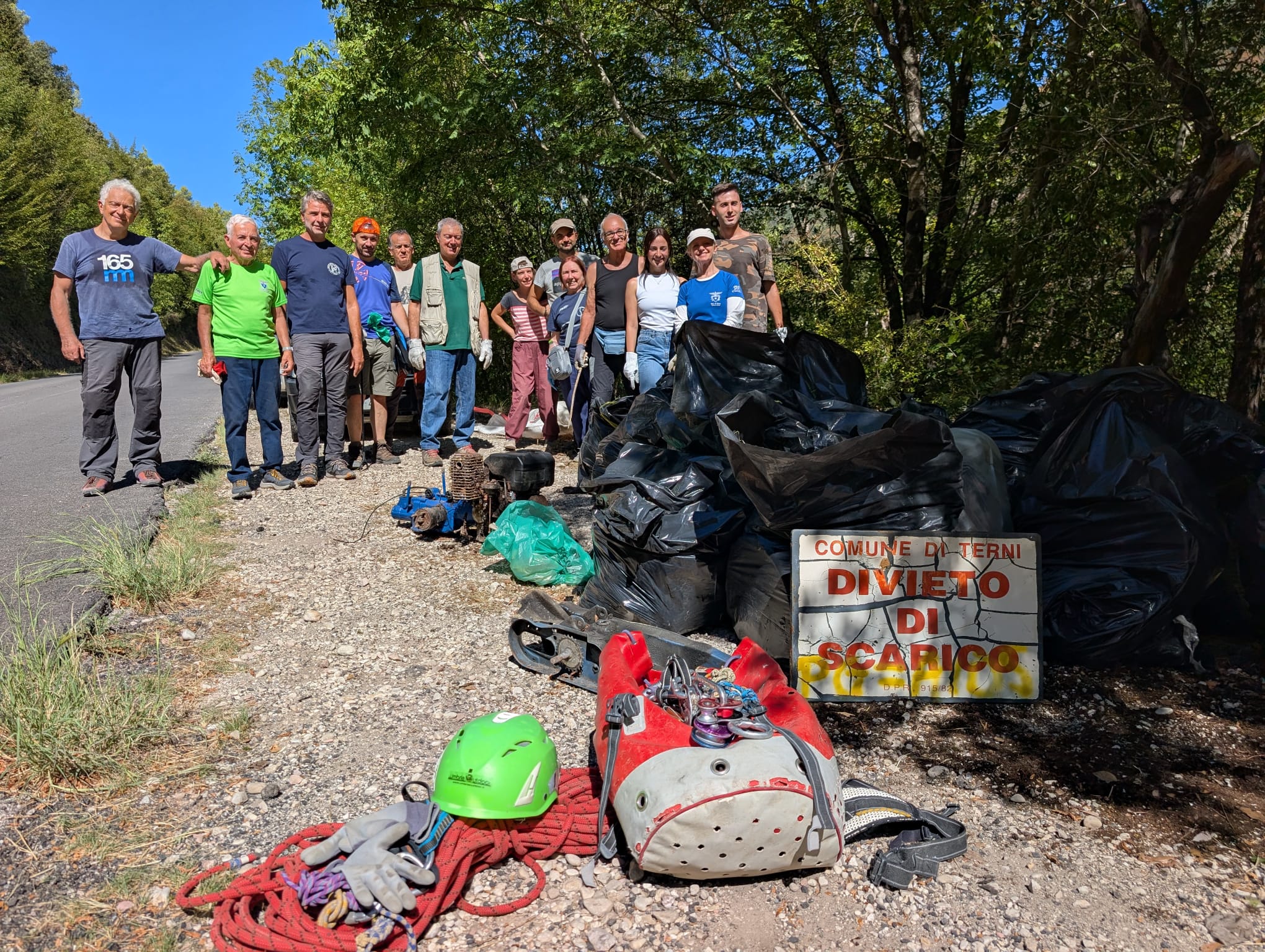 immagine notizia (ptn) Ambiente: raccolti 1.500 chili di rifiuti con la “Giornata Ecologica” in Valserra